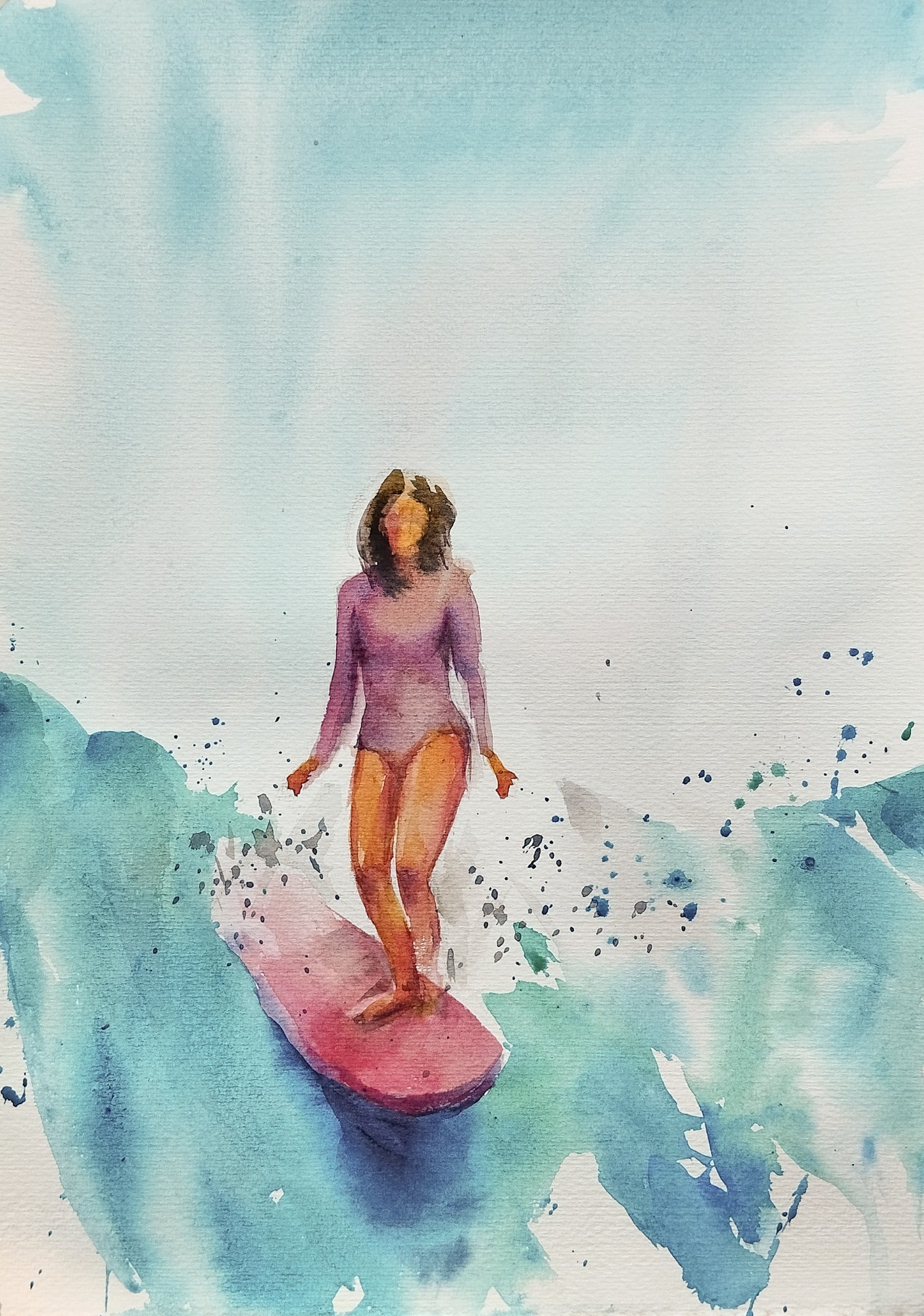 Longboard on Estoril, Lisbon